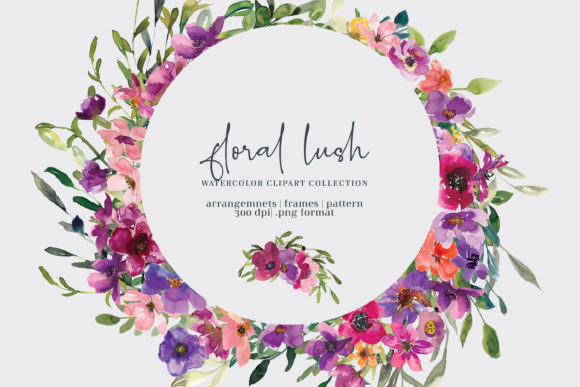 Elevating Digital Design with the Colorful Floral Frame Clipart Set: A Strategic Asset for Modern Creators