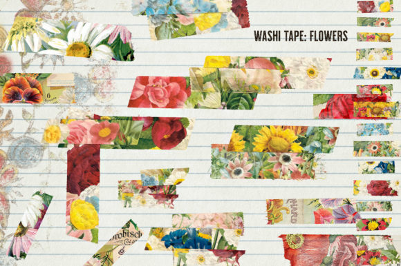 Enhance Your Designs with Washi Tape Flowers