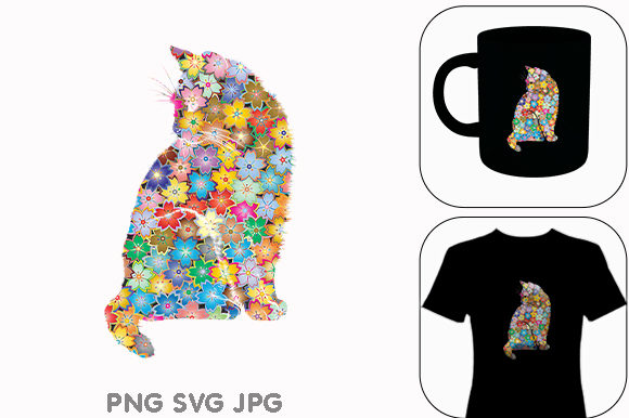 Evaluating Cat Flowers Flora Pet Kitten Floral for Digital and Print Projects