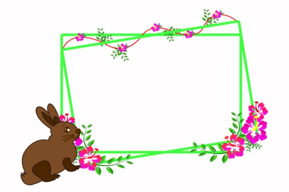 Floral with Cute Rabbit: Integrating Whimsical Design into Adult Spaces