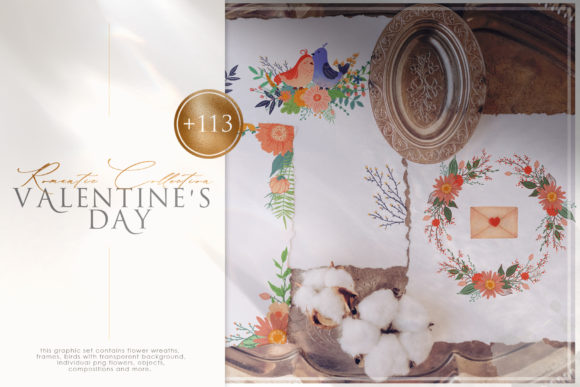 Valentine's Day Romantic Set: A Perfect Addition for Your Creative Projects