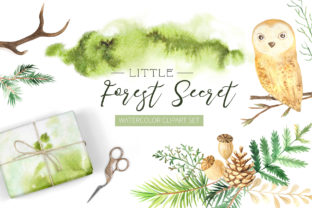 Watercolor Forest Graphic Set: A Versatile Tool for Creative Projects