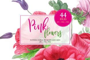 Watercolor Pink Flowers: A Delicate Touch for Modern Creativity